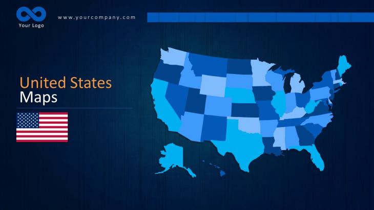 USA PowerPoint Maps