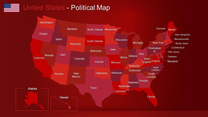 USA PowerPoint Maps