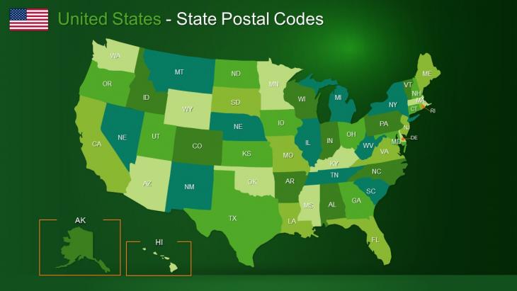 USA PowerPoint Maps