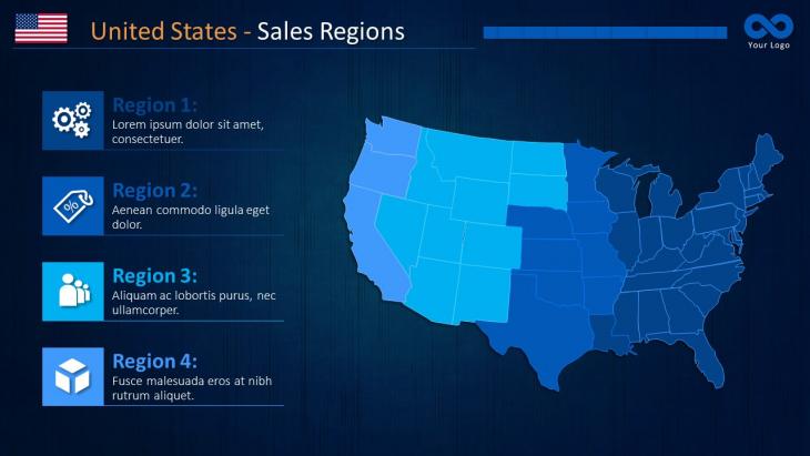 USA PowerPoint Maps