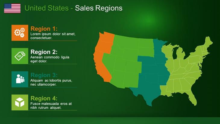 USA PowerPoint Maps