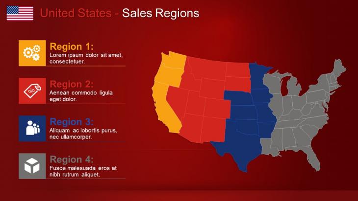 USA PowerPoint Maps