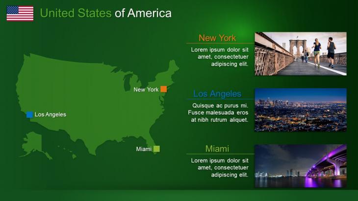 USA PowerPoint Maps