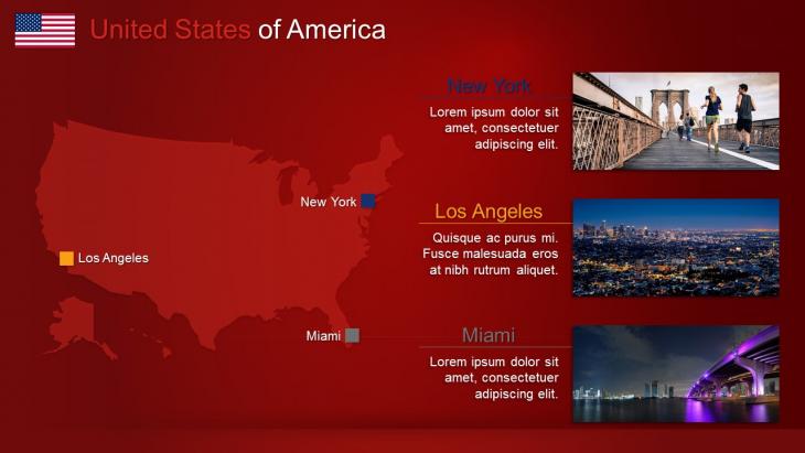 USA PowerPoint Maps