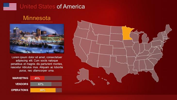USA PowerPoint Maps