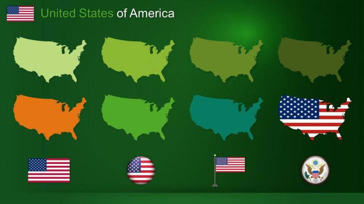 USA PowerPoint Maps