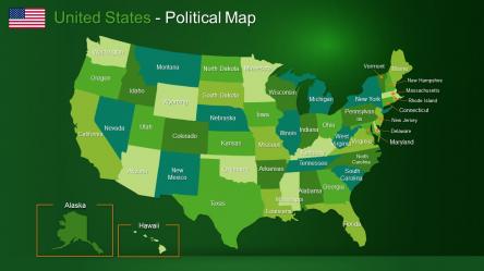 USA PowerPoint Maps