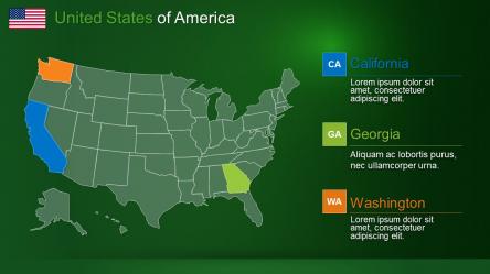USA PowerPoint Maps