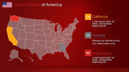 USA PowerPoint Maps