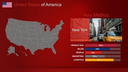 USA PowerPoint Maps