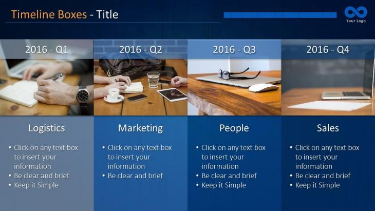 PowerPoint Timeline Boxes