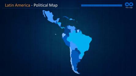 Latin America Map Slide