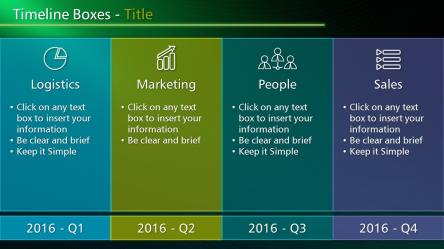 PowerPoint Timeline Boxes